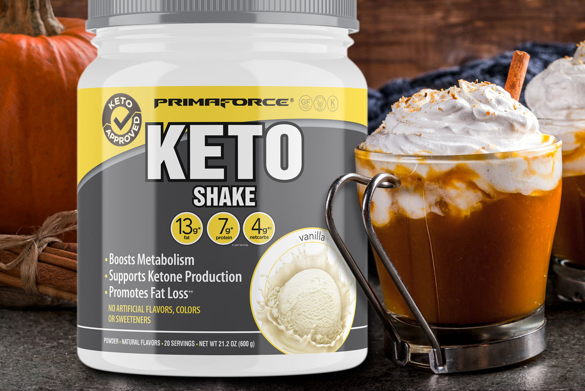 Pumpkin Spice Latte with Vanilla PrimaForce KetoShake – PrimaForce Supplements