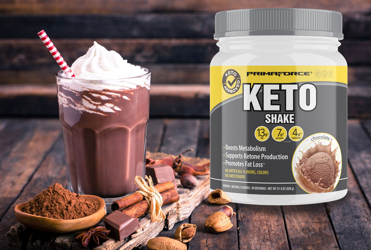 Dark Chocolate Mudslide Keto Shake – PrimaForce Supplements