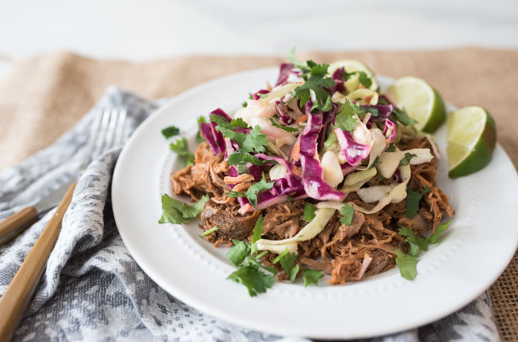 Pulled Pork with Cabbage Slaw