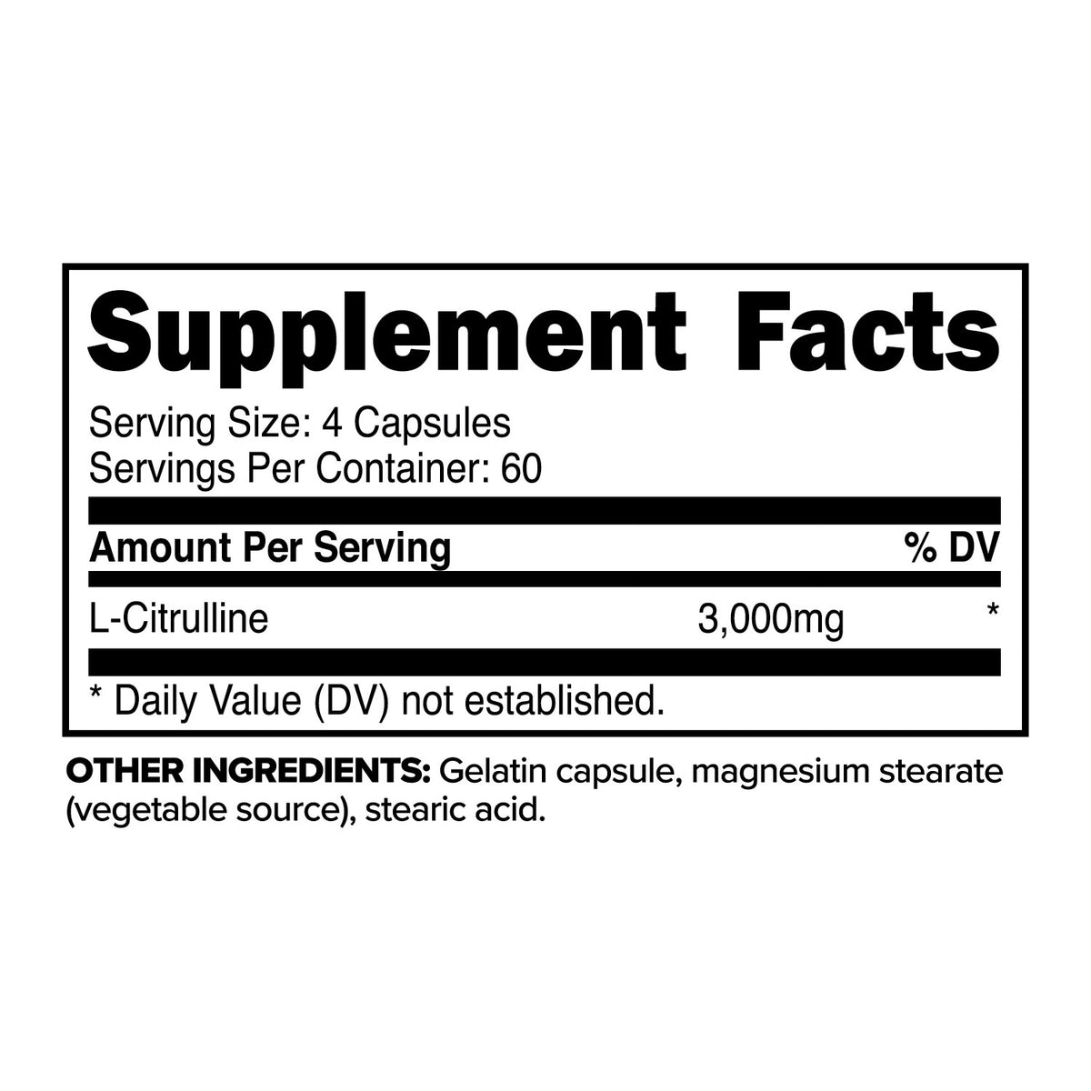 PrimaForce LCitrulline Capsules PrimaForce Supplements