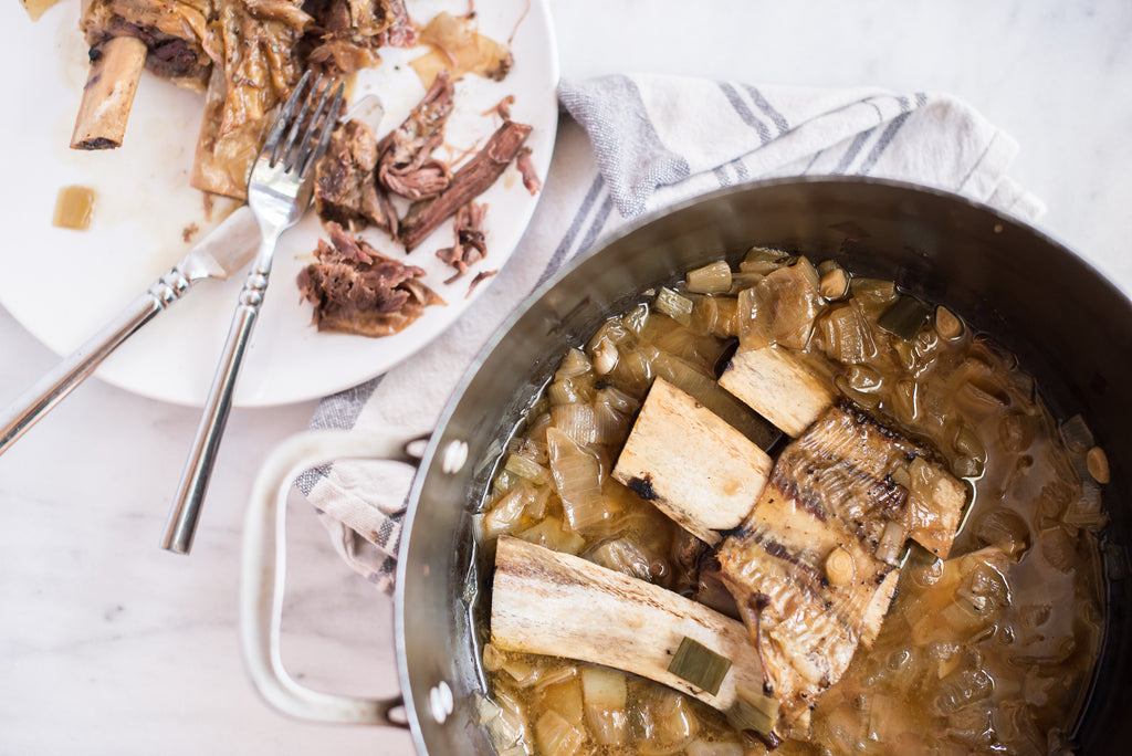 Braised Short Ribs with Cream of Onion Soup