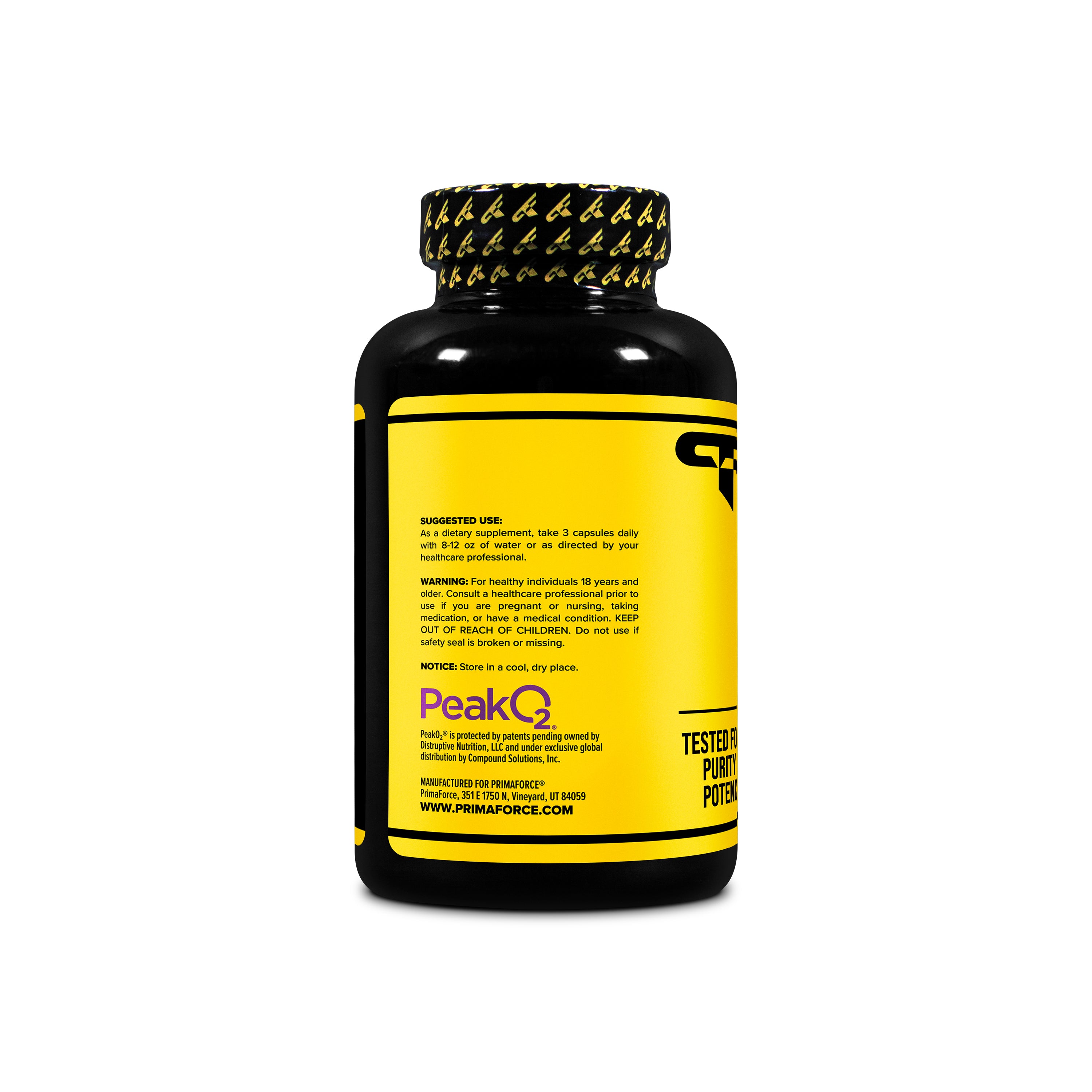 O2 Black Capsulas PrimaForce Peak O2 Capsules – PrimaForce Supplements